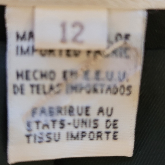 Jones New York Jacket  n Black. Size 12 - Picture 7 of 10